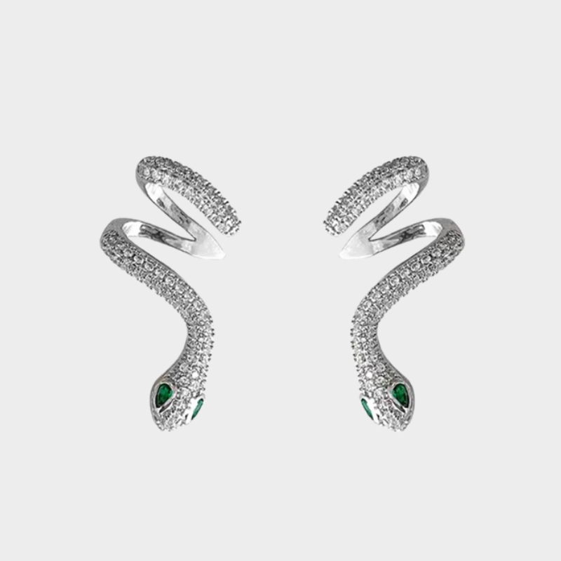 Boucles d'oreilles serpent