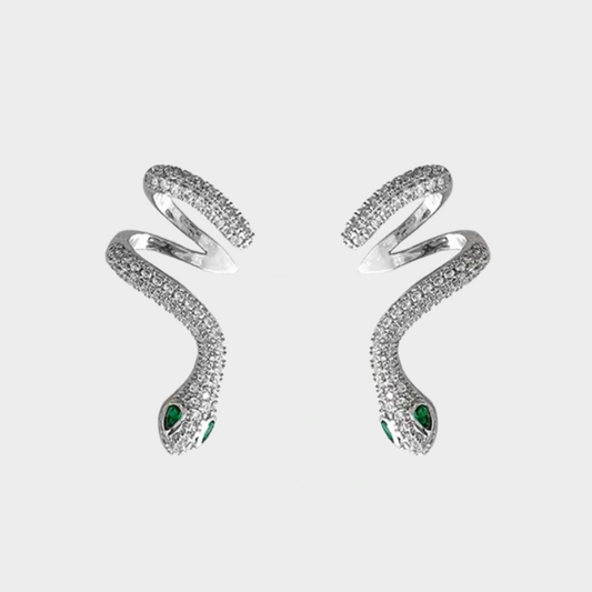 Boucles d'oreilles serpent